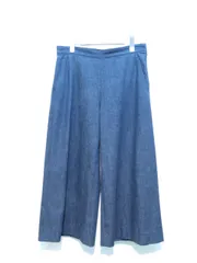 FOXEY NEW YORK フォクシー ニューヨーク デニムワイドパンツ/42/インディゴ 40537 デニムパンツ コットン/ポリウレタン ポリウレタン インディゴ レディース【中古】432のサムネイル