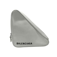 バレンシアガ BALENCIAGA TRIANGLE POCHETTE トライアングル ポシェット クラッチ ハンド レザー バッグ レディース 表記無 