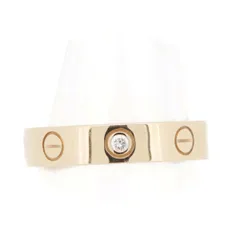 Cartier LOVE カルティエ ミニラブ リング 指輪 9号 ダイヤモンド 1P K18PG(18金 ピンクゴールド) 質屋出品のサムネイル