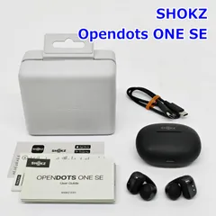 SHOKZ Opendots ONE SE イヤーカフ型 イヤホン マットブラック E311 ワイヤレス オープンイヤー 開放型 柔らかい ショックス R2608-070のサムネイル