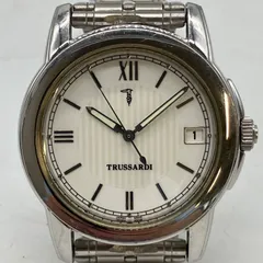 FA616【お買い得】TRUSSARDI 腕時計 シルバーメタル 白文字盤のサムネイル