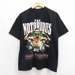 L/古着 半袖 Tシャツ メンズ UFC コナーマクレガー クルーネック ブラック【spe】 26jul27のサムネイル