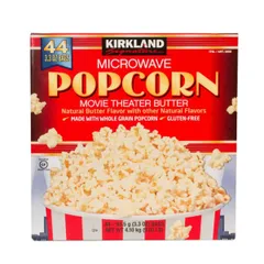 コストコ　カークランドシグネチャー 電子レンジ用ポップコーン 44袋 4.1kg バター味 大容量　全国送料無料※一部除くのサムネイル