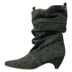 stellamccartney(ステラマッカートニー) ショートブーツ 35 レディース - ダークグレー コットンのサムネイル