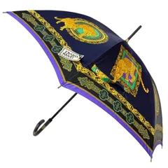 未使用品【ヴェルサーチェ】本物 GIANNI VERSACE 傘 パンサー 全長90cm 豹模様 雨傘 アンブレラ 雨具 長傘 メンズ レディースのサムネイル