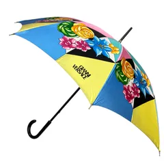 【ヴェルサーチェ】本物 GIANNI VERSACE 傘 花柄 全長89cm 雨傘 アンブレラ 雨具 長傘 メンズ レディースのサムネイル