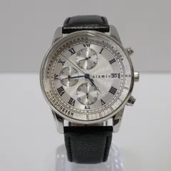 aramis 2017年 限定モデル メンズ 腕時計 USED美品 クロノグラフ LIMITED EDITION レザーベルト【電池交換済】 完動品 中古 X0286のサムネイル