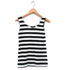 ビッキー VICKY COUTURE タンクトップ ボーダー 2 ブラック 黒 /KT19のサムネイル