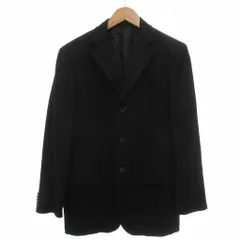 コムサデモードメン COMME CA DU MODE MEN テーラードジャケット 上着 1 黒 ブラック 無地 シングルブレスト 長袖 /NX ■ECF007のサムネイル