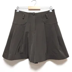 M'S GRACY エムズグレイシー キュロット ショート パンツ レディース ブラウンカーキ サイズ 40 美品のサムネイル