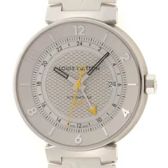 LOUIS VUITTON ルイ・ヴィトン タンブール ムーン GMT Q8D31 腕時計 ステンレススチール/ラバー シルバー文字盤 自動巻き メンズ 現状販売【中古】472のサムネイル