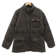 ゴールデンベア GOLDEN BEAR 美品 ダウンジャケット ピーチスキン L スタンドカラー マルチポケット グレー系 /KB ■ECF007のサムネイル