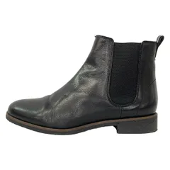 MargaretHowell(マーガレットハウエル) ショートブーツ 24 レディース - 黒 サイドゴア レザーのサムネイル