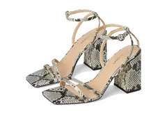 カルバンクライン レディース シューズ ヒール Calvin Klein Sassa Black Snake ブラックのサムネイル