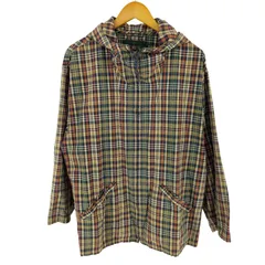 ジェイクルー J.CREW 90s 巨人タグ チェック コットン アノラックパーカー メンズ  Sのサムネイル