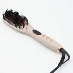 【美品】Lupilinaヒートブラシ プラズマイオン GBT-28844 ヘアアイロン ブラシアイロン 本体のサムネイル