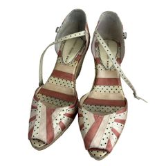 츠모리 치사토 TSUMORI CHISATO 워크 샌들 241/2 사이즈 3260 베이지 레이디스