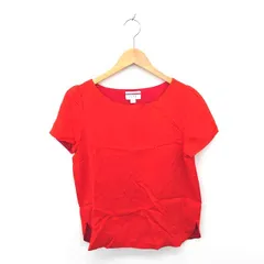 グリード インターナショナル GREED International カットソー Tシャツ ボートネック 無地 シンプル 半袖 S オレンジ /TT9のサムネイル