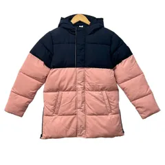 PETIT BATEAU(プチバトー) ブルゾン サイズ150/72 レディース美品  - ダークネイビー×ライトピンク 長袖/中綿/冬のサムネイル