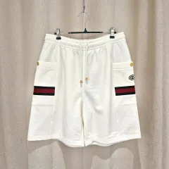 (S)グッチ 白 ジャージ ハーフパンツのサムネイル