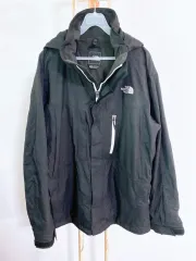 ヴィンテージ(XL推奨) THE NORTH FACE メンズ ハイイベント ブラック フード ウインドブレーカー ジャケットのサムネイル