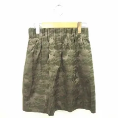 ジュエルチェンジズ Jewel Changes アローズ スカート タイト ミニ 迷彩 カモフラ ウエストゴム 綿 コットン カーキ 緑 /TT13のサムネイル