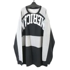 WILLY CHAVARRIA ウィリーチャバリア 19SS NEW EXETER SWEATSHIRT カラーブロックオーバーサイズドスウェットシャツ XLのサムネイル
