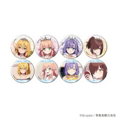 【予約】【新品】ぬきたし THE ANIMATION 缶バッジ 02 水着ウェディングver. 公式＆描き下ろしイラスト 8個入り1BOX【正規品】のサムネイル