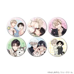 【予約】【新品】愛しのアンダードッグ 缶バッジ 01 公式＆描き下ろしイラスト 6個入り1BOX【正規品】のサムネイル