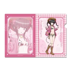 【予約】【新品】戦姫絶唱シンフォギアXV 描き下ろし クリアファイル 月読 調カウガールver.【正規品】のサムネイル