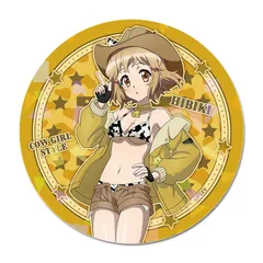 【予約】【新品】戦姫絶唱シンフォギアXV 描き下ろし キラキラBIG缶バッジ 立花 響カウガールver.【正規品】のサムネイル