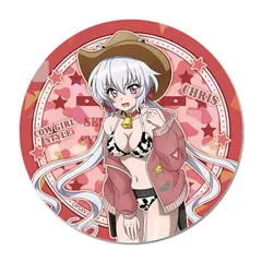 【予約】【新品】戦姫絶唱シンフォギアXV 描き下ろし キラキラBIG缶バッジ 雪音クリスカウガールver.【正規品】のサムネイル