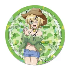 【予約】【新品】戦姫絶唱シンフォギアXV 描き下ろし キラキラBIG缶バッジ 暁 切歌カウガールver.【正規品】のサムネイル