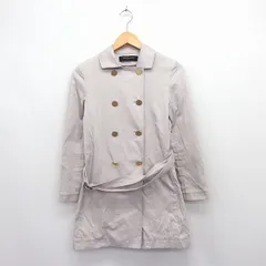 ユナイテッドアローズ UNITED ARROWS コート アウター ダブル ミモレ丈 無地 シンプル  グレー 灰 /KT12のサムネイル