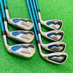 434 KATANA GOLF LX-770 カタナゴルフ メンズ 右利き アイアン7本セット SPEEDER FIVE フレックスSR 6.7.8.9.P.A.S 送料無料 匿名配送のサムネイル
