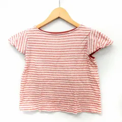 アトリエドゥサボン l'atelier du savon カットソー Tシャツ 半袖 ボーダー ボートネック 綿 コットン F ピンク /ST40のサムネイル