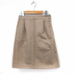 アーバンリサーチ サニーレーベル URBAN RESEARCH Sonny Label スカート タイト 膝丈 サイドジップ シンプル ポケット FREE ベージュ /ST53のサムネイル