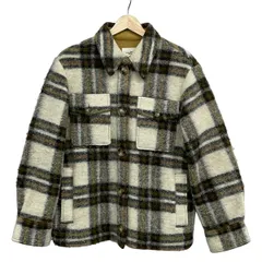 ISABEL MARANT ETOILE(イザベルマランエトワール) ブルゾン サイズ36 S レディース - 白×ブラウン×マルチ 長袖/チェック柄/秋/冬のサムネイル