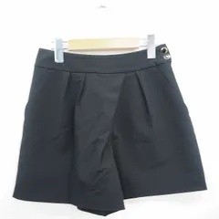 エニィスィス エニシス anySiS キュロット パンツ スカート ボトムス 無地 ボタン シンプル ミニ ショート 1 ブラック 黒 /MT4のサムネイル
