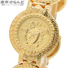 ジャンニ・ヴェルサーチ Gianni Versace メデューサコインウォッチ 7008002 ゴールド GP ケース・ワランティカード 腕時計 ヴィンテージ ユニセックス クオーツ 101889016のサムネイル