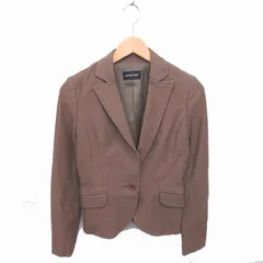 メイソングレイ MAYSON GREY テーラード ジャケット アウター 総裏地 厚手 2 茶 ブラウン /TT13のサムネイル