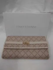 【新品/未使用品】 Pinky&Dianne グリッドシリーズ 長財布 ホワイトのサムネイル