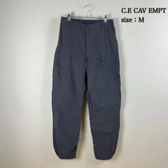 C.E CAV EMPT rubber logo nylon cargo pants M シーイー キャブエンプト ラバーワッペン ナイロン カーゴパンツ 定番 ストリート スケシン 人気 レアのサムネイル