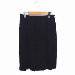 ボディードレッシング BODY DRESSING タイト プリーツ スカート ひざ丈 サイドジップ 無地 シンプル 9 黒 ブラック /TT20のサムネイル