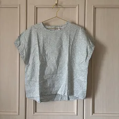 【東あずま店　併売品】　グリン grin 花柄 総柄 ブラウス シャツ トップス　レディース　blouse　shirt　Tops　ladies ナチュラル　お呼ばれ　デート　オフィスカジュアル　食事会　可愛い　お出かけ　上品　半袖のサムネイル