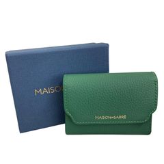 186000 現状品 MAISON de SABRE ミニ財布 三つ折り財布
