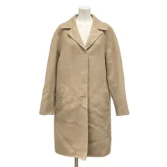 FENDI(フェンディ) コート サイズ40 M レディース美品  - FF6042 ベージュ 長袖/秋/内側ズッカ柄 ウール、シルクのサムネイル