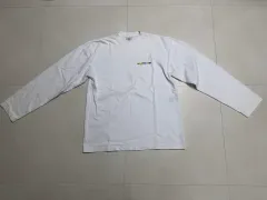M VETEMENTS ヴェトモン レインボー MUZIGAE MANSION ムジゲマンション ロングスリーブ スウェット Tシャツ 白のサムネイル