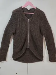 正規品 HELMUT LANG ニット ジップアップ カーディガン Mのサムネイル