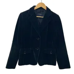 Burberry LONDON(バーバリーロンドン) ジャケット サイズ40 L レディース - 黒 長袖/ベロア/肩パッド/秋/冬のサムネイル
